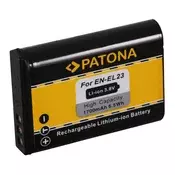 Baterija EN-EL23 za Nikon Coolpix P600/P80/S10, 1400 mAh