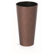 Prosperplast Visok cvetlični lonček Prosperplast Tubus Slim Corten 30 cm, vložek, 27 l