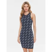 MICHAEL Michael Kors Poletna obleka MH381SL9Z6 Mornarsko modra Slim Fit