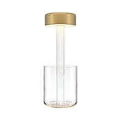 Maytoni MOD229TL-L3G3K1 - LED prigušiva prenosna stona lampa 3W/5V zlatna/prozirna