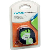 Dymo Kaseta s trakom za LetraTag,  4 met.,  12 mm, plastic bijela - S0721660