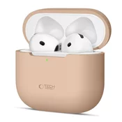 Tech-protect Silicone ovitek za Apple AirPods 4, rjav