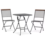 Bistro garnitura LARVIK Š60xD60 siva