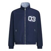 ADIDAS ORIGINALS Prehodna jakna Firebird svetlo modra/temno modra/bela