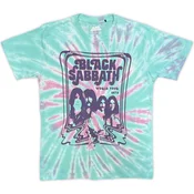 Black Sabbath World Tour 78 Wash Collection Green XL Majica