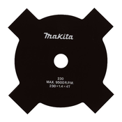 MAKITA B-14118 Rezilna plošča za travo štirikraka, 230/25,4 mm