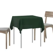 vidaXL Klobučevina za mizo 5 kos Pravokotna Temno zelena 140 x 140 cm