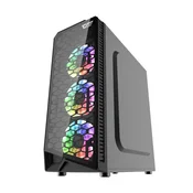 darkFlash Water Square 5 računalniško ohišje (črno) - odprta embalaža