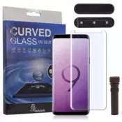 Zastitno staklo UV Glue Full Cover+ lampa za Samsung S9/ G960