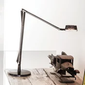 Kartell Aledin Dec - Namizna svetilka LED, dimno siva - Dnevna soba/jedilnica - Sodobni - Plastika