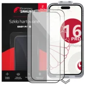 Novo zaščitno steklo Screen Samurai za Apple iPhone 16 Pro z okvirjem Easy Fit | 2 kosa