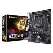 GIGABYTE GA-A320M-H  AMD, AMD® AM4, AMD® A320, Micro ATX