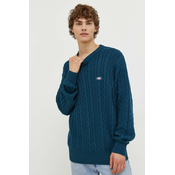 Pamucni pulover Dickies boja: tamno plava, lagani