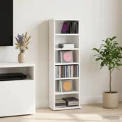 vidaXL CD omara Bela 60 x 17 x 92 cm Inženirski les