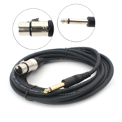 Mikrofonski kabel XLR M na 6,5mm JWD-AU20 5m