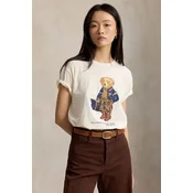 Polo Ralph Lauren Majica 211B17774001 Bela Regular Fit