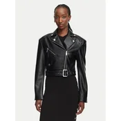KARL LAGERFELD Jakna iz umetnega usnja B3W14008 Črna Regular Fit