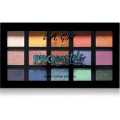 L.A. Girl Cosmetics PRO Pastels paleta senčil za oči 18 g