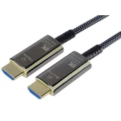 PREMIUMCORD Ultra hitri optični kabel HDMI 2.1 8K@60Hz, pozlačen, 7 m