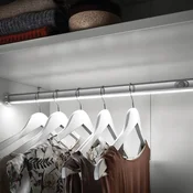 Hera LED lučka za obešanje oblačil s senzorjem, 120 cm - spalnica - Sodobni - mat krom - Kovina