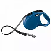 Povodec za pse - Fleksi New Classic do 20kg, modra barva 5m