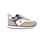 US POLO ASSN. WHITE CHILDREN'S SPORTS SHOES