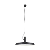 Wever & Ducré Lighting WEVER & DUCRÉ Roomor 1.0 viseča svetilka MP črna 3.000 K - Študija/pisarna - črna (RAL 9005), mikroprizmatična - Kovina