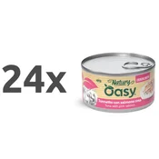 Oasy Cat Natury Adult fileji v juhi, konzerva - tuna in losos - 85 g 24 x 85 g