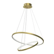 Ledlight Viseča LED svetilka Ronday 60cm 51W, zlata