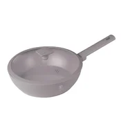 Berlingerhaus WOK ponev s titanovim premazom in pokrovom, 28 cm, kolekcija Taupe