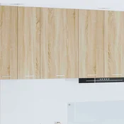 Viseci ormaric s pohranom Sonoma hrast i bijela 50 x 31 x 80 cm