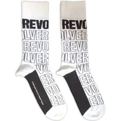 The Beatles Revolver Text Outlines Repeat White 40-45 Nogavice