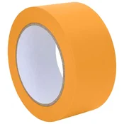 Vidaxl Maskirni trakovi za slikarje 50 szt. Rumena 50mm x 50m Papir