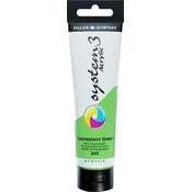 Daler Rowney System3 Akrilna barva Fluorescent Green 150 ml 1 kos
