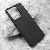 Futrola silikon BRUSHED za Xiaomi Redmi 13C/Poco C65 pro crna