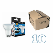 10x LED sijalka GU10 6W 480lm 4000K
