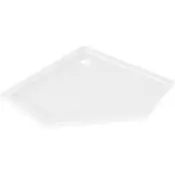 Mexen Flow petkotni tuš kad slim 80 x 80 cm, bel sijaj - 46P108080