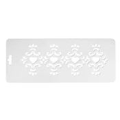 Plastična šablona 10x25 cm - motiv ornamenti (šablone za)