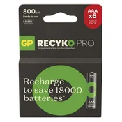 GP ReCyko Pro NiMH baterija HR03 (AAA) 6 komada B2618V