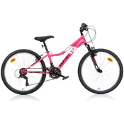 Dino bikes Junior športno kolo Dino 24" vzmetenje roza