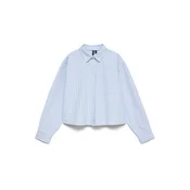 VERO MODA Bluza VMARIA svetlo modra / temno siva / bela