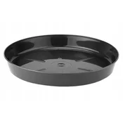 Lamela Cvetlični lonček za krožnik Črn 19,7 x 2,9 cm Plastika sijajna