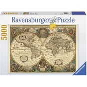 Ravensburger Slagalica Anticka mapa sveta, 5000 delova