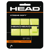 Head XtremeSoft 3 overgrip wrap tl. 0,5 mm, rumena, odsevna barva, pakiranje po 3