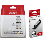 Canon - Komplet tinta za Canon CLI-571 (BK/C/M/Y) + PGI-570BK XL (crna), original