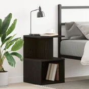 Nocni ormar Crni hrast 35 x 35 x 55 cm Konstruirano drvo