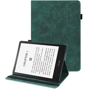 GS Ovitek za Amazon Kindle Paperwhite 5 (2021), z vzorcem rože, zelen