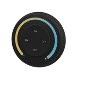 Radiofrekvenčni baterijski S1-B Mi-Light CCT krmilnik/2.4Ghz/2x AAA (Beli)