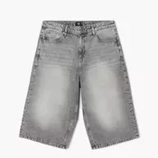 Cropp - Teksas šorts ispranog izgleda - grey