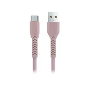 maXlife Maxlife kabel USB - USB-C, 1m, 3A, rozi